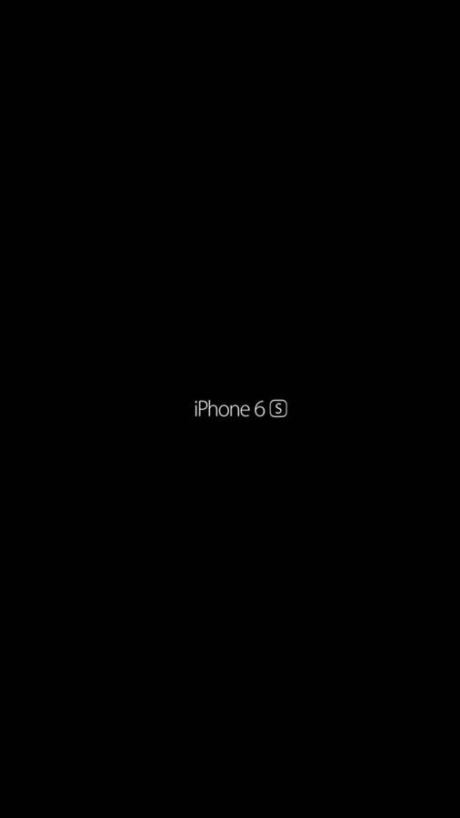 iPhone 6s Grundlæggende Sort Tapet: