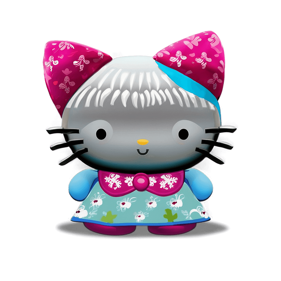 Festive Holiday Hello Kitty PNG 05242024