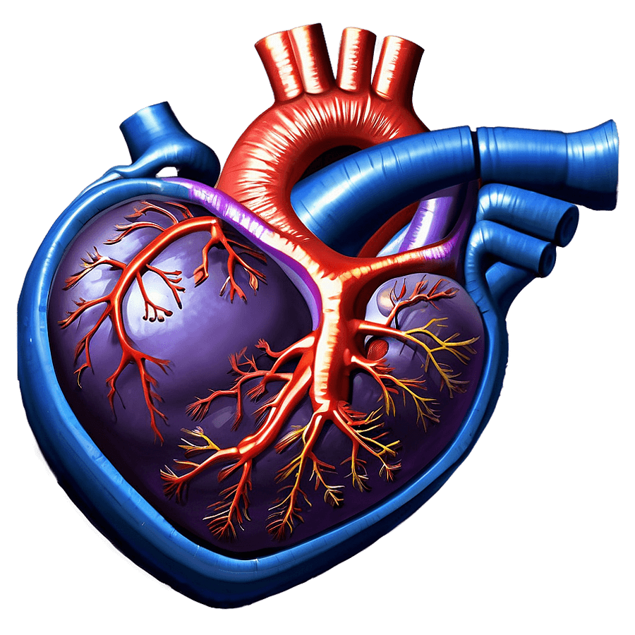 Human Heart Circulatory System PNG 15