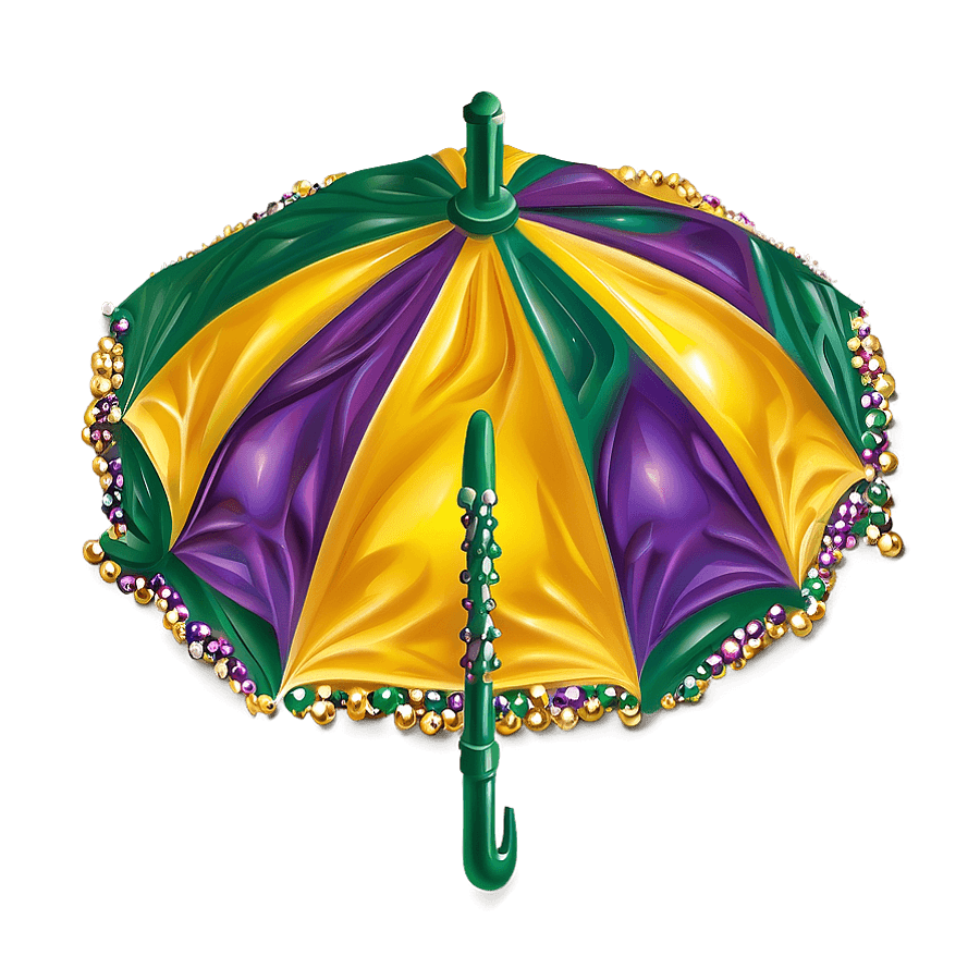 Mardi Gras Umbrella PNG 42