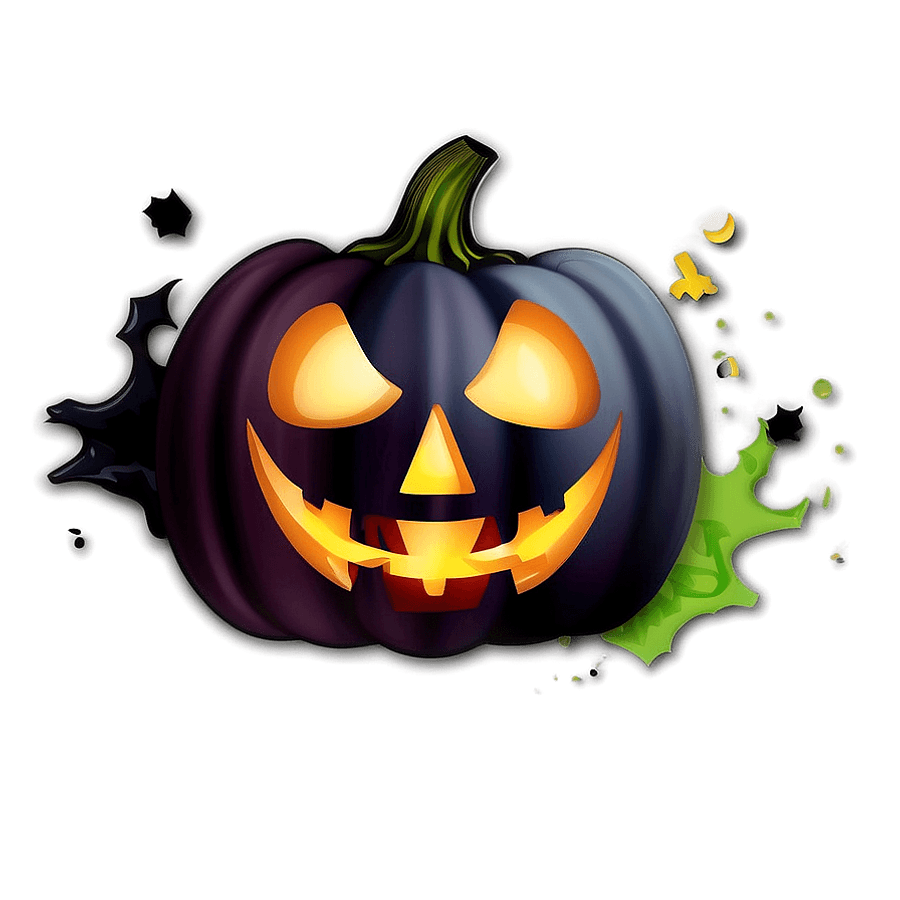 Halloween Spooky Stickers PNG eet