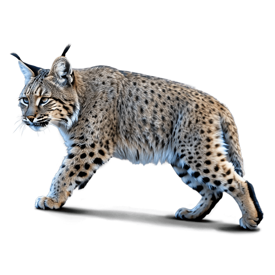 Bobcat in Action PNG 26