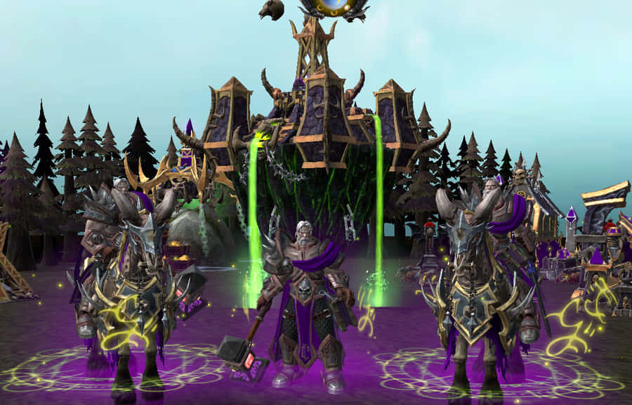 Uther Lightbringer Scena di Warcraft