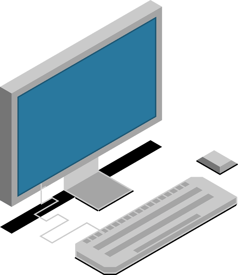 Isometric Computer Setup