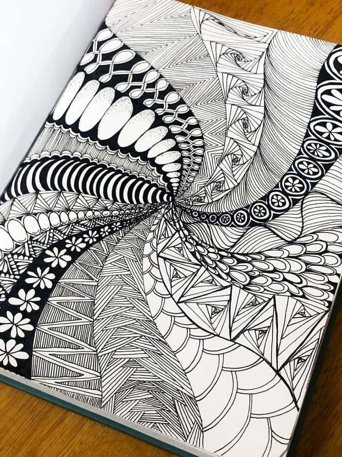 OptischeIllusion Mandala Kunst Bild