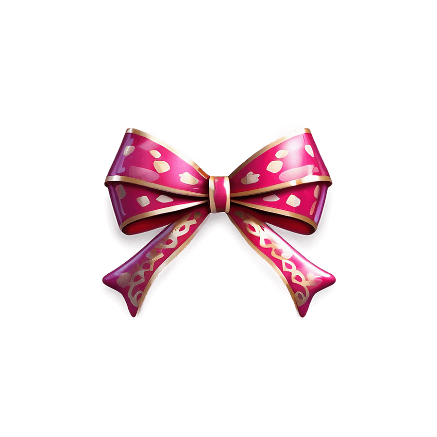 Coquette Bow Pattern PNG 05262024