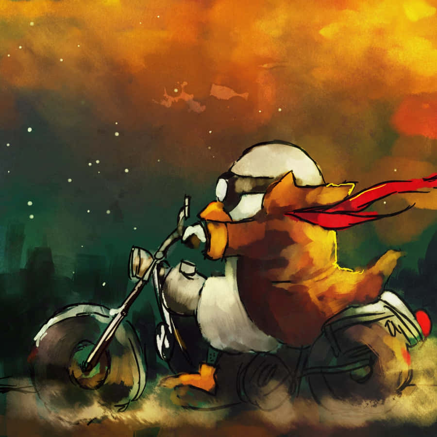 Elizabeth fährt Motorrad Gintama Kunst