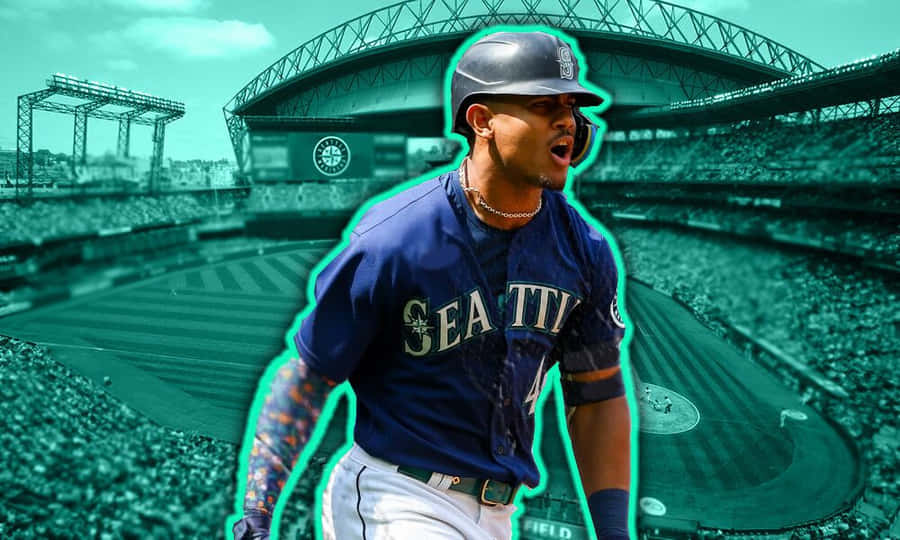 Seattle Mariners Spieler im Stadion