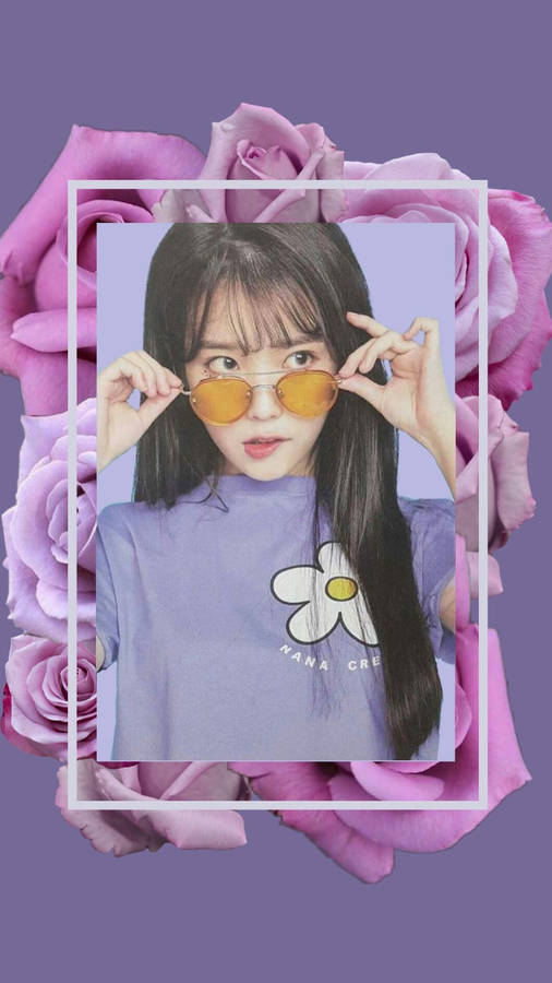 Download Iu Aesthetic Purple Wallpaper | Wallpapers.com