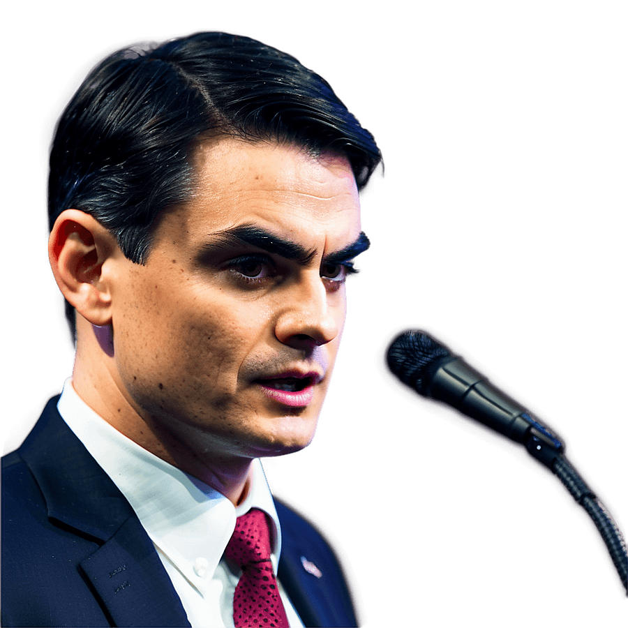 Ben Shapiro in Debate Stage PNG lxe