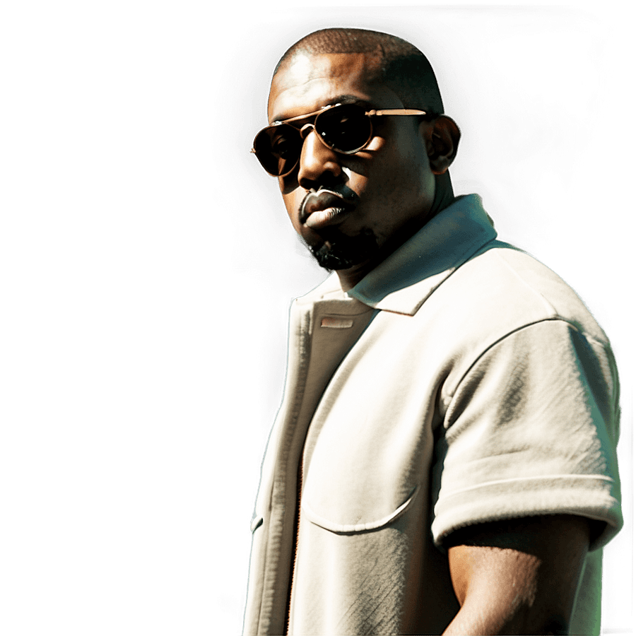 Kanye West Sunglasses Style PNG 05212024