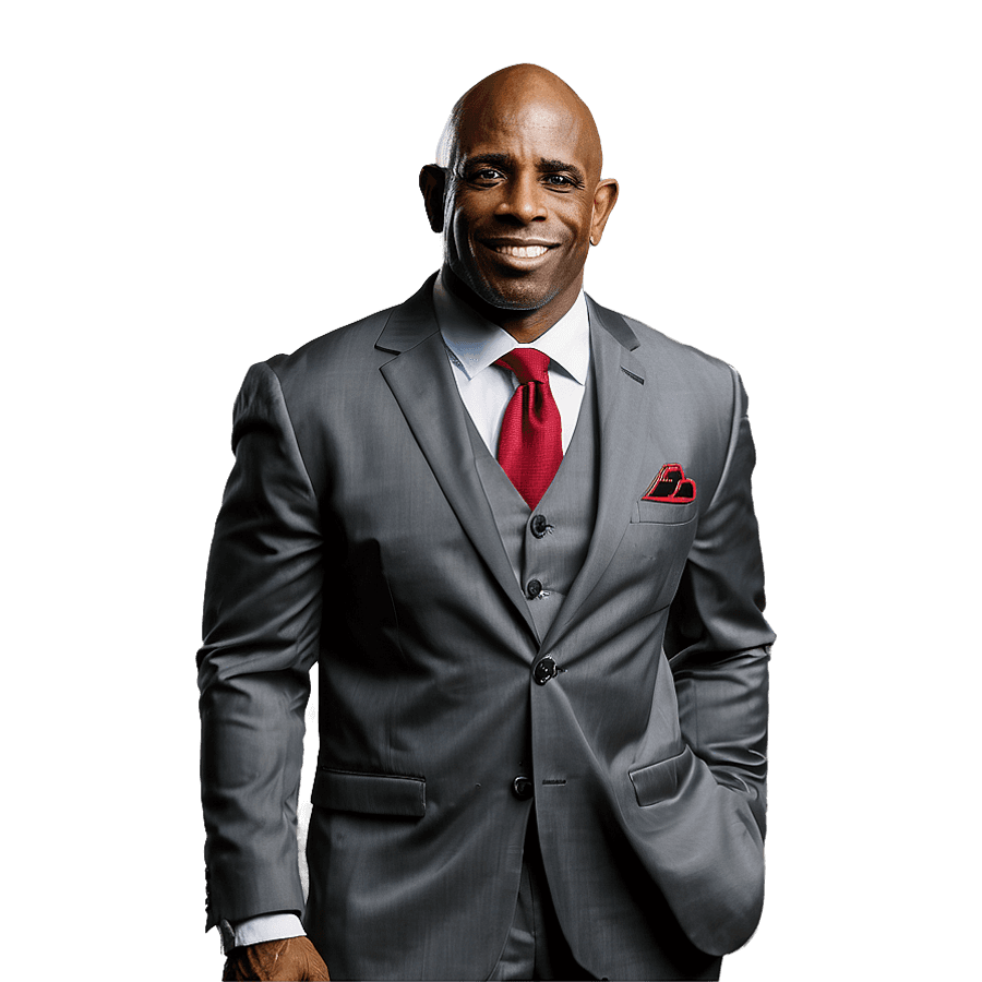 Coach Prime Deion Sanders PNG pgo