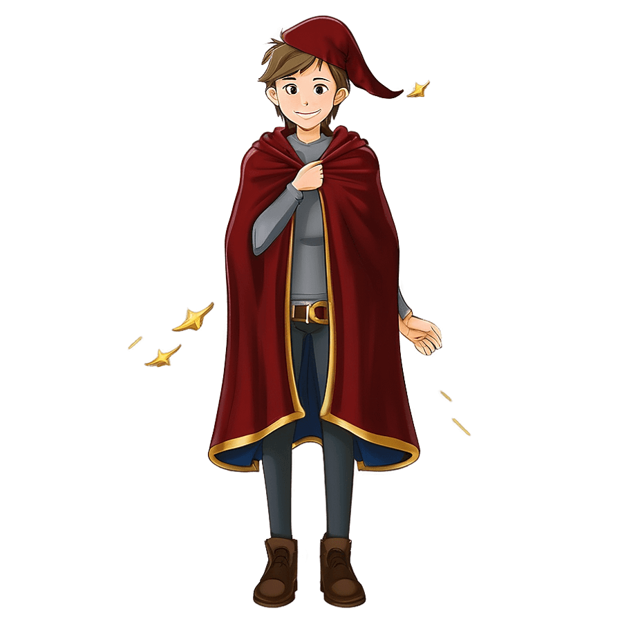 Wizard Cape Illustration PNG pul