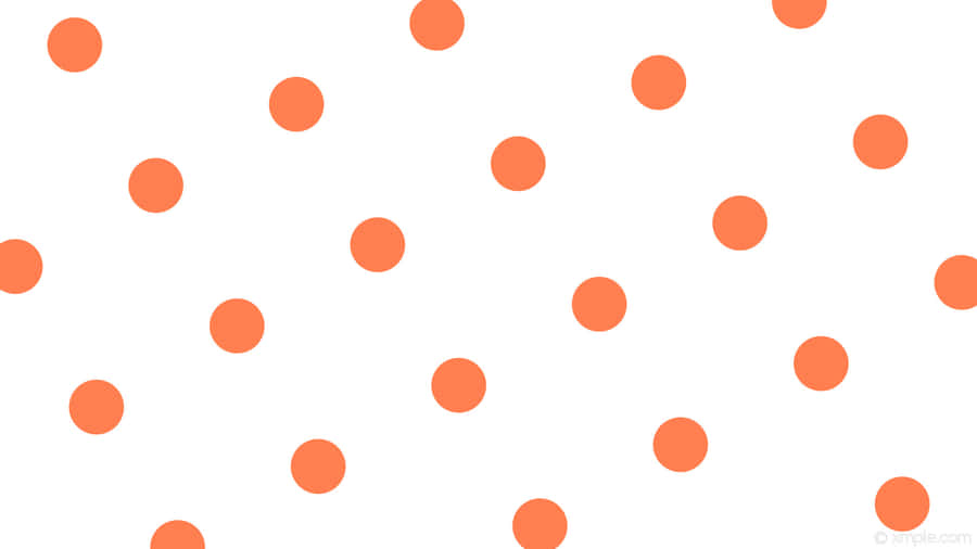 Verbranntes Orange Punkte Muster