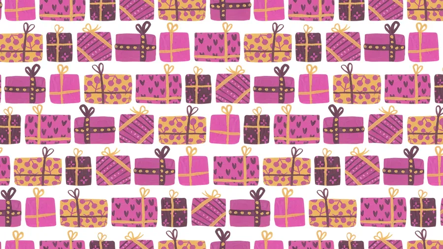 Colorful Gift Boxes Pattern