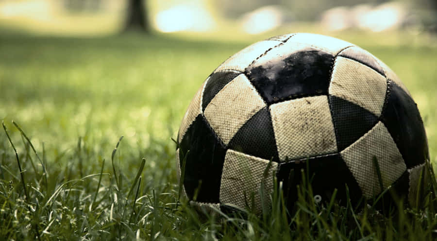 Duegiocatori di calcio competono ferocemente per il pallone in una partita emozionante.