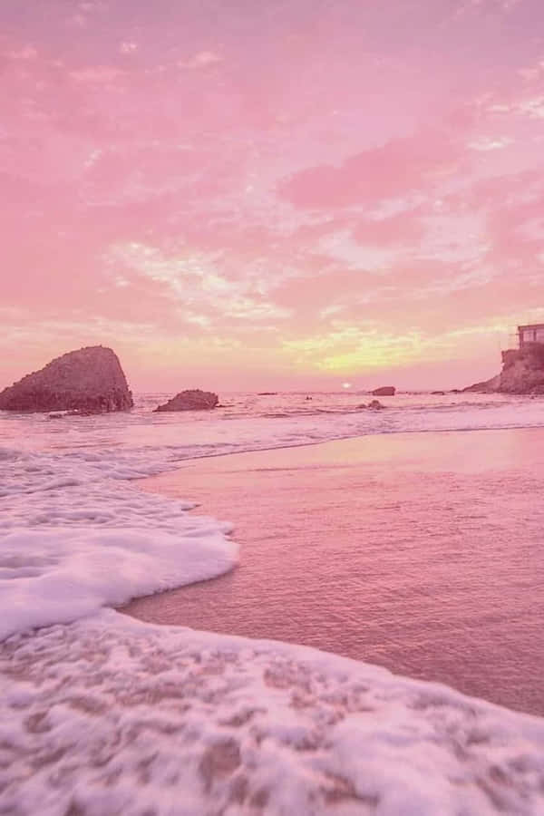 Pôr do Sol Suave na Praia