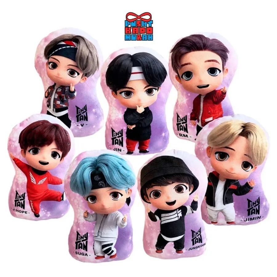 Tiny Tan BTS Soft Pillows