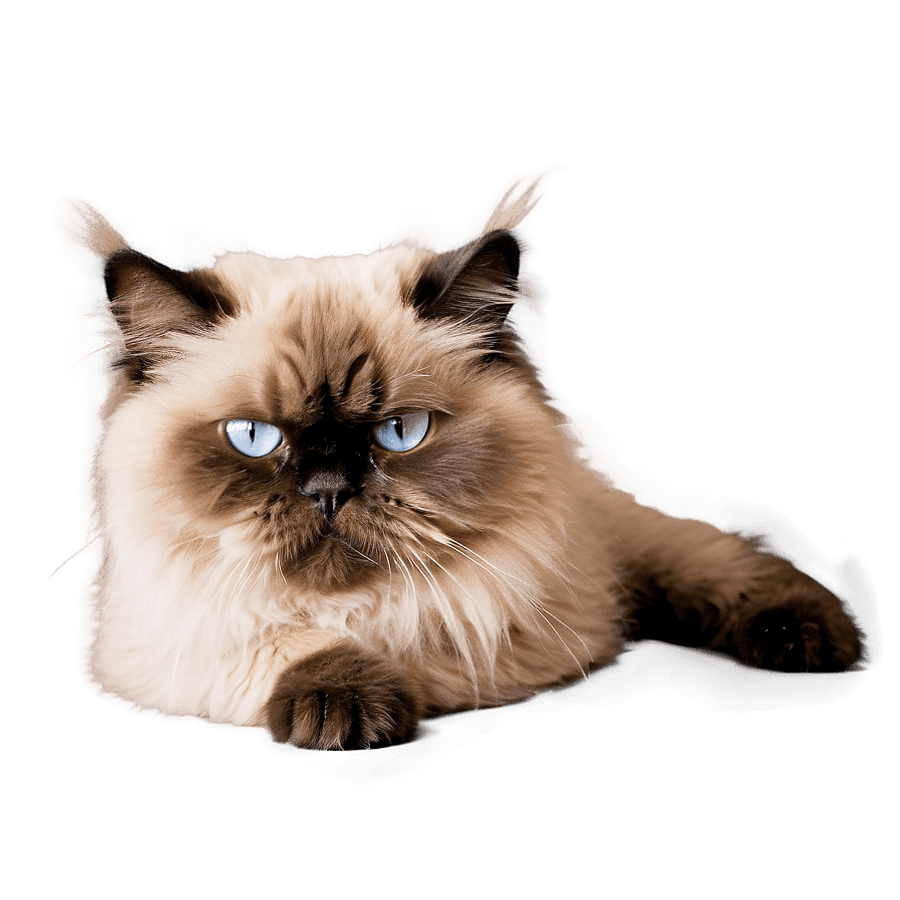 Angry Himalayan Cat PNG 06112024