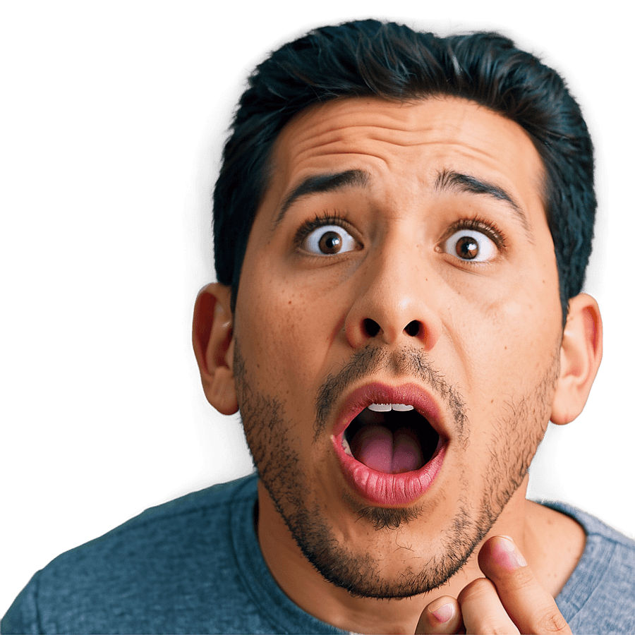 Shocked Emoji Face PNG 06242024