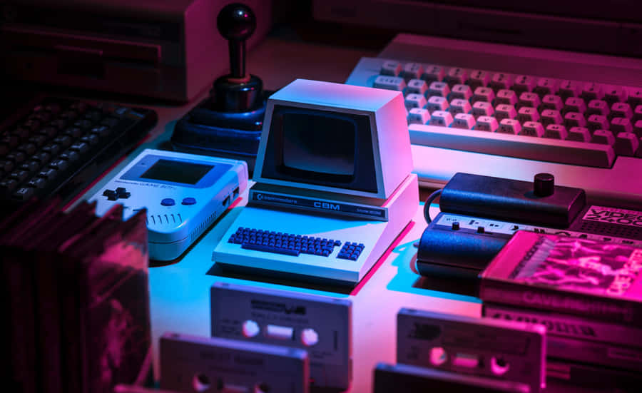 Retro Gaming Setup Ästhetik