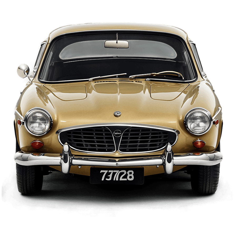 Iconic Volvo P1800 Coupe PNG dra