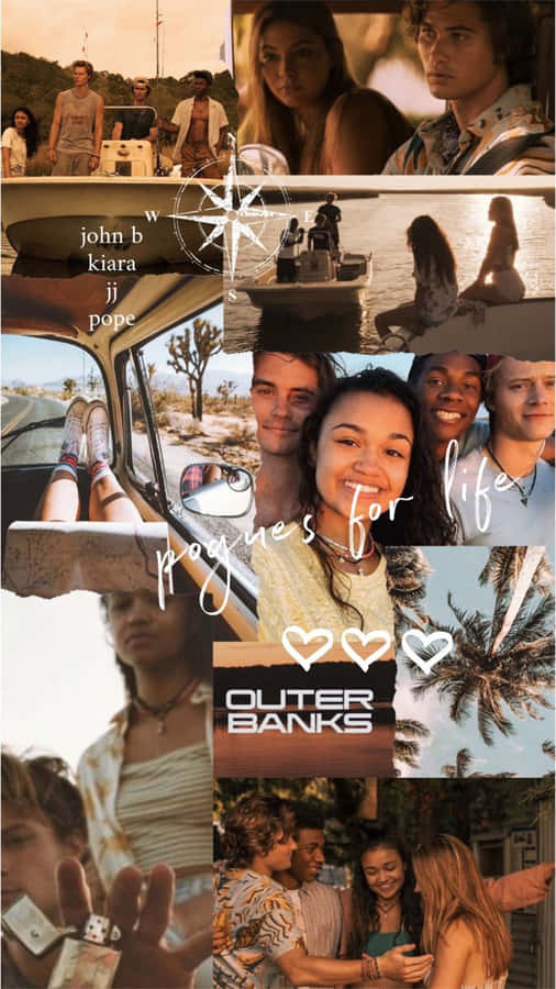 Outer Banks Cast Collage