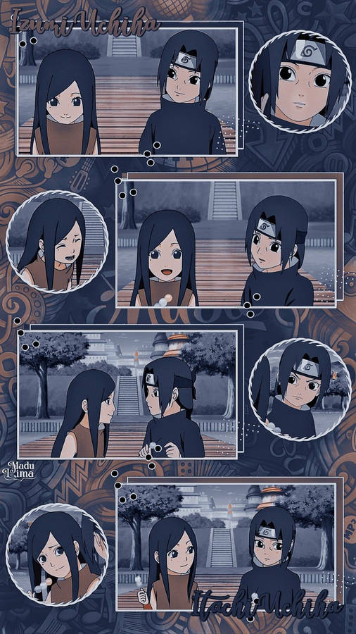 Download Izumi Uchiha And Itachi Collage Wallpaper | Wallpaperscom