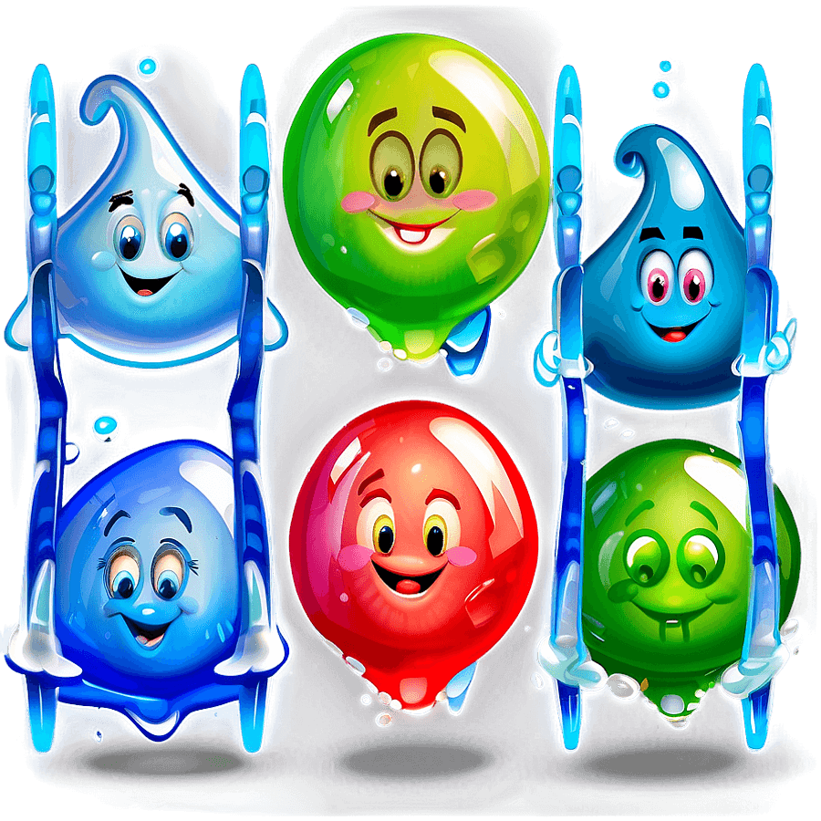 Cartoon Water Balloon PNG cnt