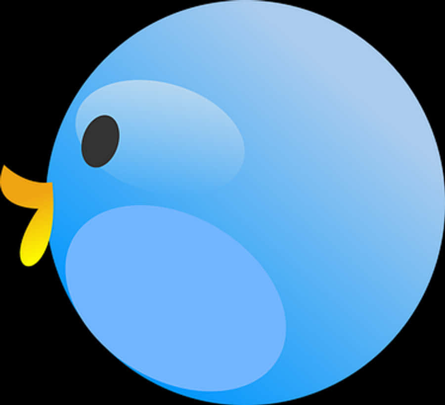 Blue_ Cartoon_ Bird_ Profile