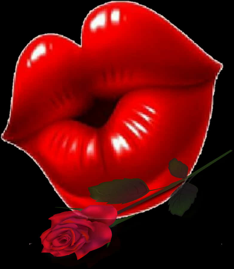Transparent Lip Kiss Png - Imagens De Beijos Png, Png Download