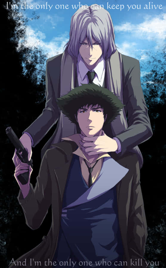 CowboyBebop Vicious 742 x 1200 tapet