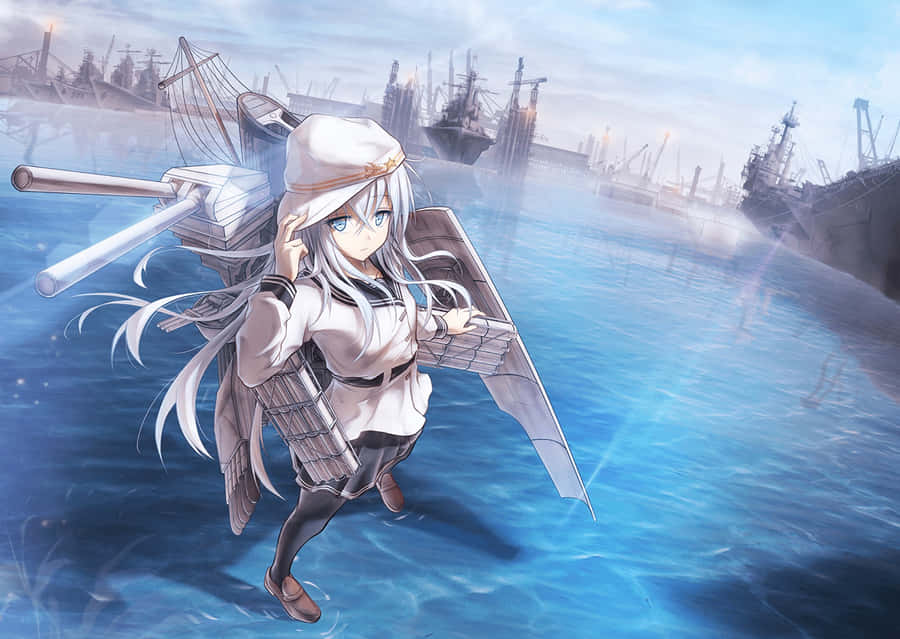 GenießenSie atemberaubende Screenshots aus dem beliebten Spiel "KanColle".