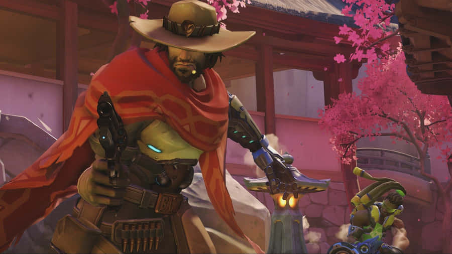 OverwatchMccree 1920 x 1080 tapet