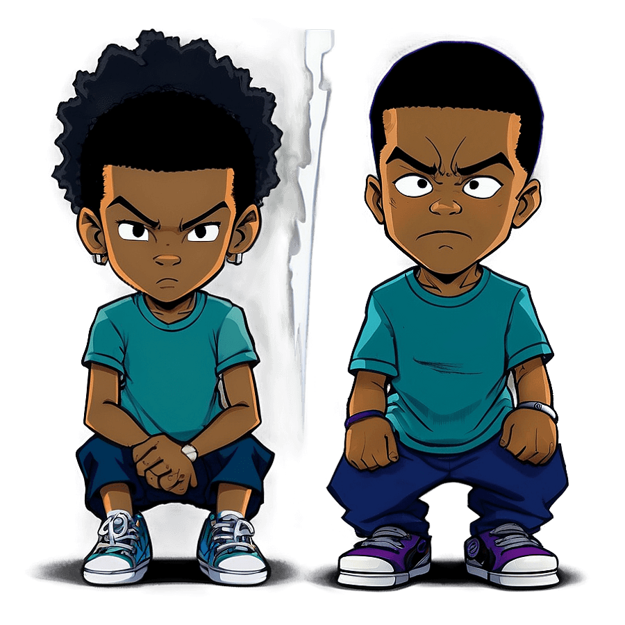 Boondocks Characters PNG fbu