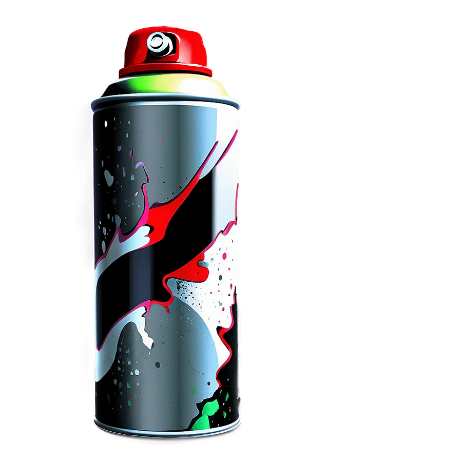 Abstract Spray Can PNG 2