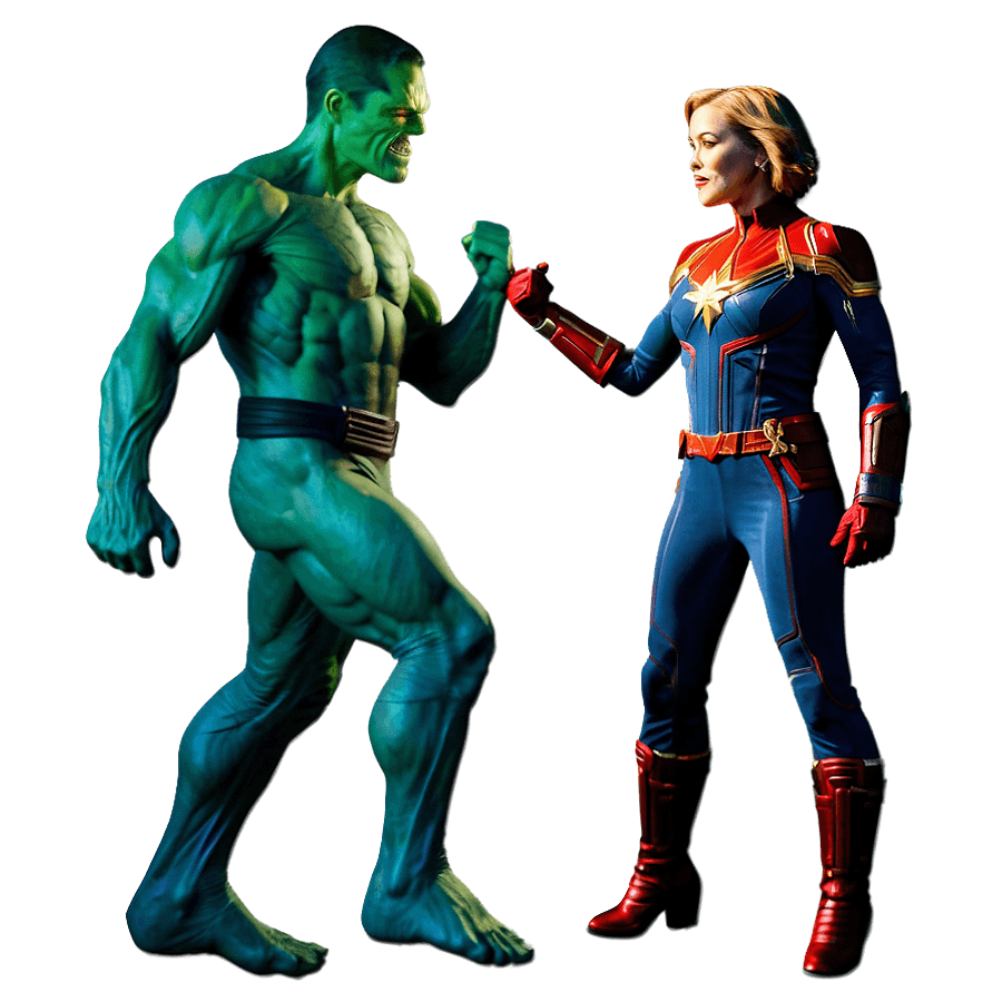 Skrull vs Captain Marvel PNG 50