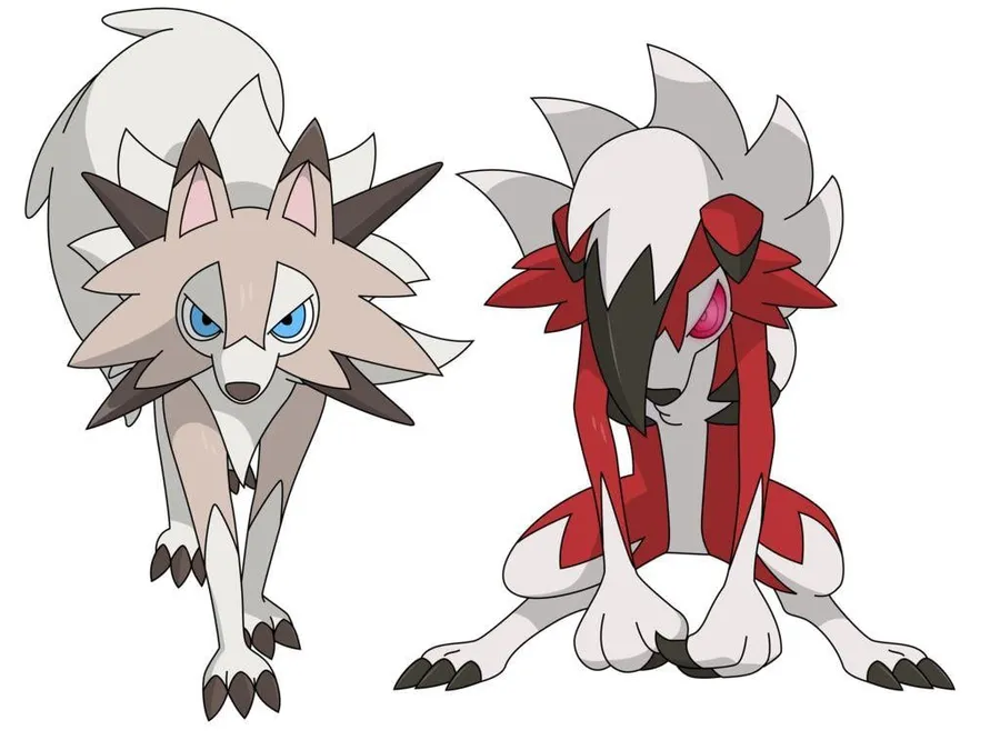 Stunning Lycanroc Pose in High Quality