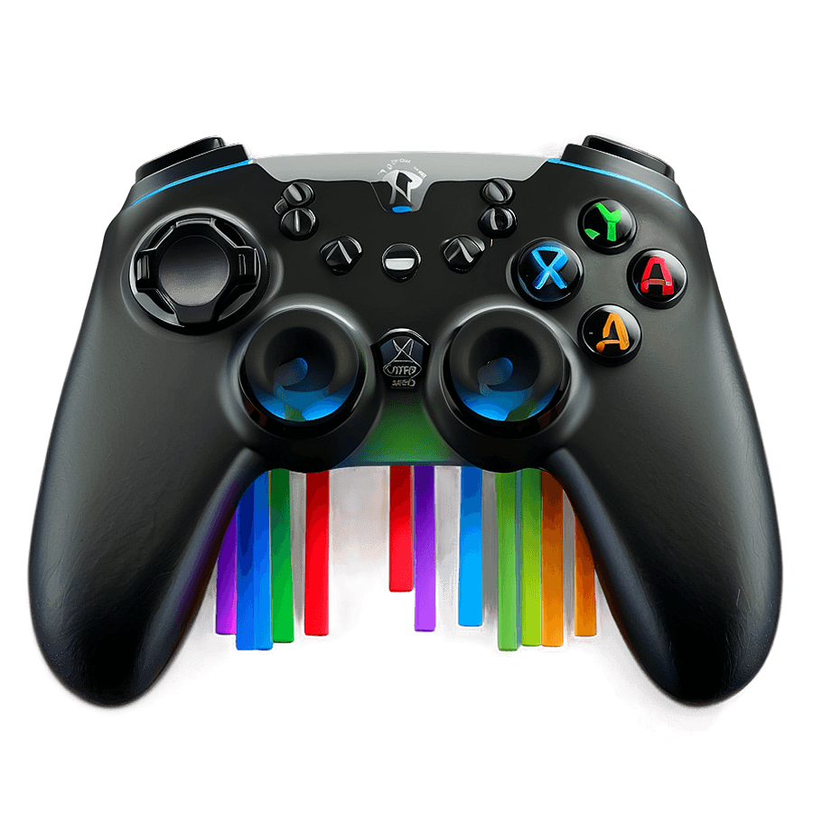 RGB Gaming Controller PNG 05252024