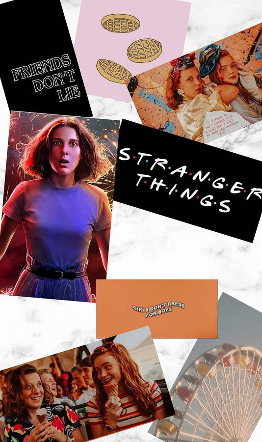 BildenSie sich sofort nach Hawkins, Indiana, mit dem Stranger Things-Ästhetik