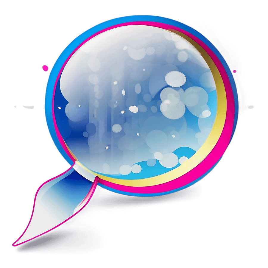 Stylized Speech Bubble PNG 77