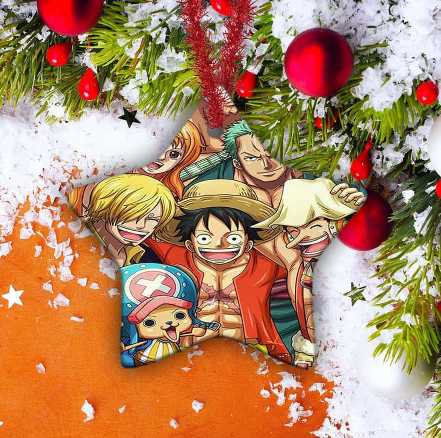 Celebração de Natal dos Piratas do Chapéu de Palha de One Piece