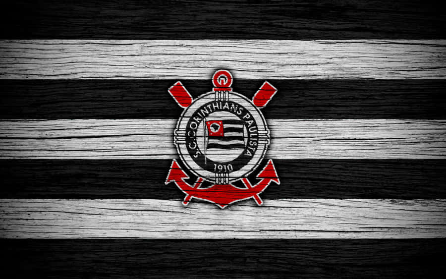 Emblema del Corinthians Football Club su Legno