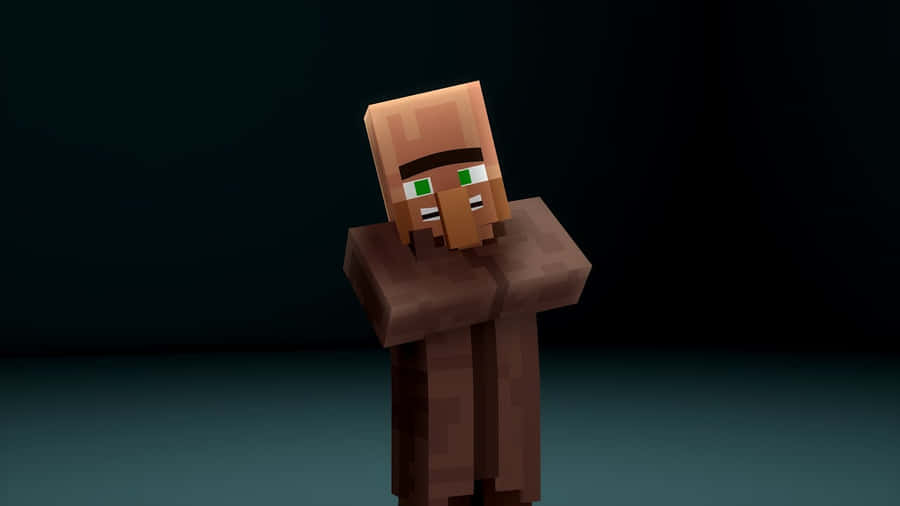 MinecraftDorfbewohner 1280 x 720 Hintergrundbild