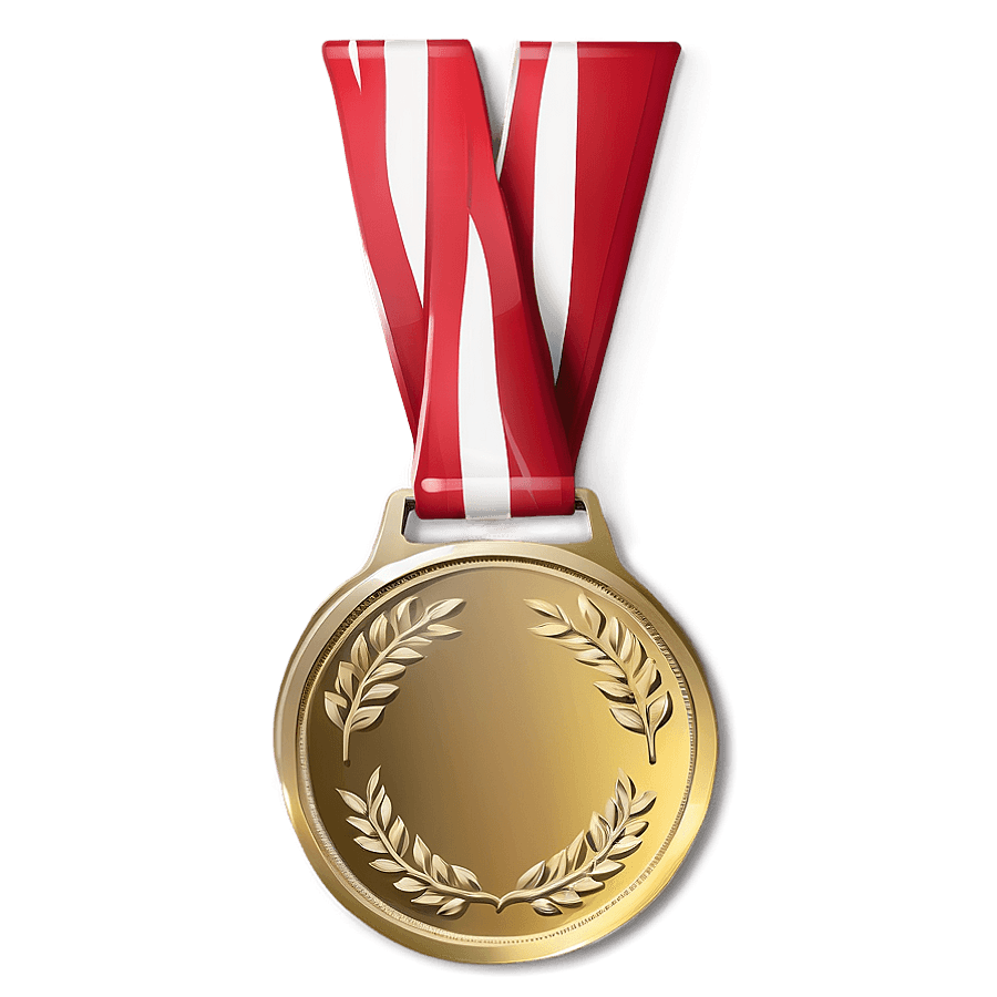 Gold Medal Outline PNG 05252024