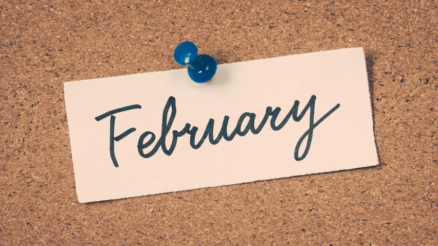 Februar Korkwand Erinnerung