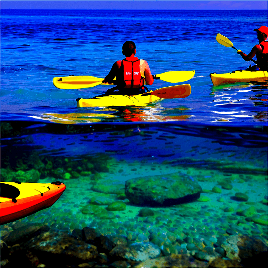 Hawaii Ocean Kayaking Adventure PNG cpr92