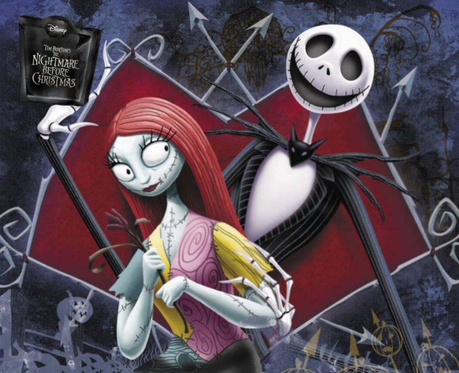 Download Jack And Sally Poster Wallpaper | Wallpapers.com