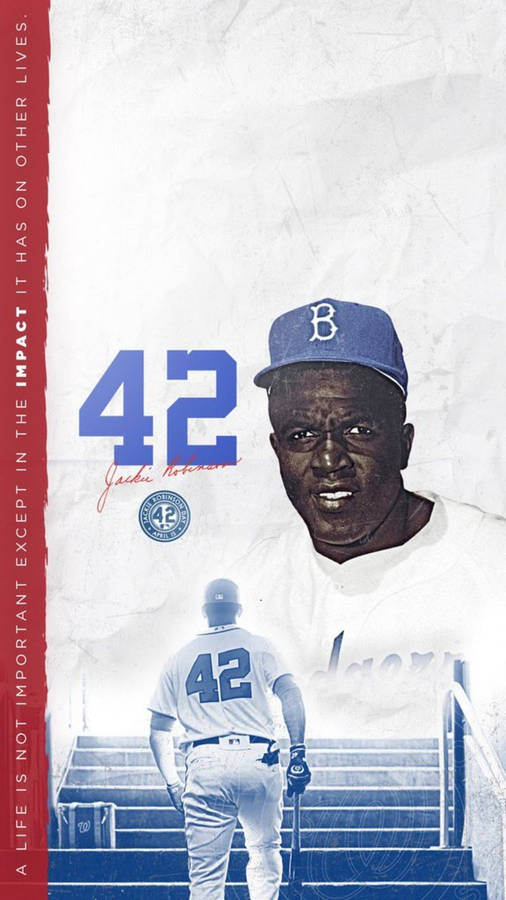 Download Jackie Robinson Mlb Player Wallpaper | Wallpapers.com