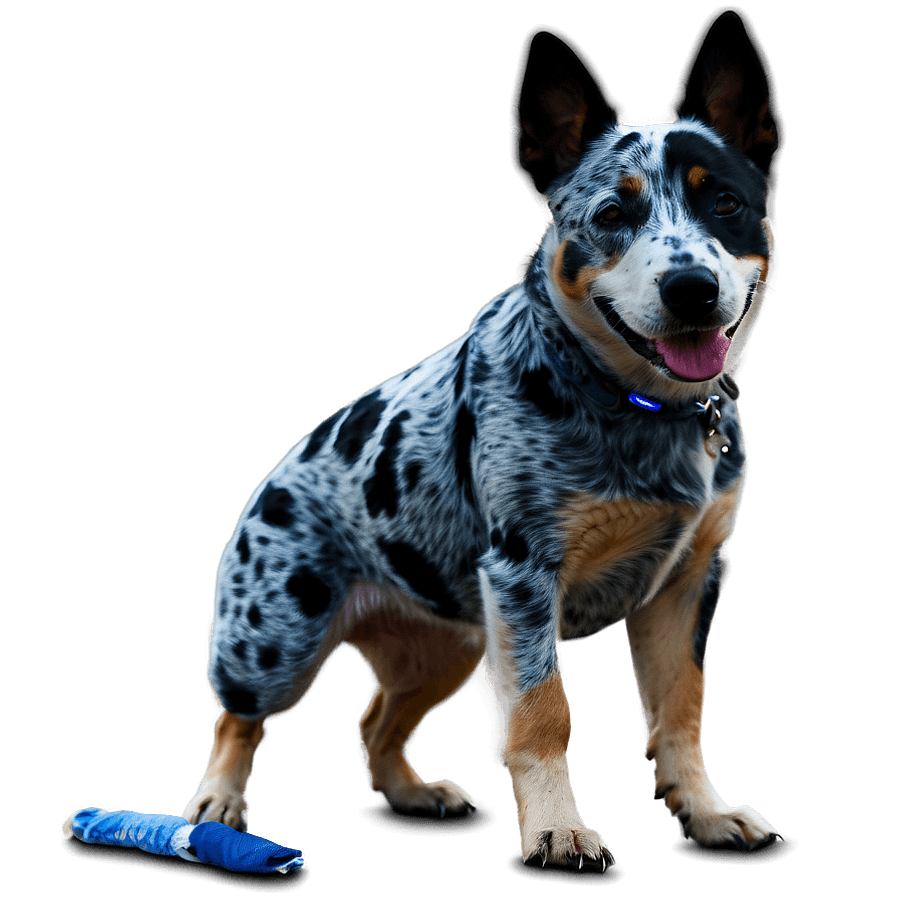 Blue Heeler on Walk PNG 73